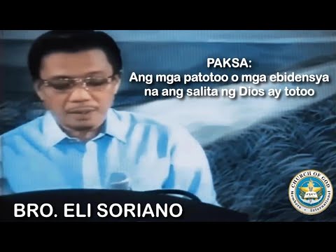 Bible Exposition Bro. Eli Soriano (Classic) #broelisoriano #mcgi #angdatingdaan