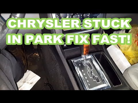 CHRYSLER 300 STUCK IN PARK FIX FAST! wont shift dodge charger magnum