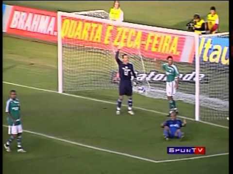 Palmeiras 1x3 Cruzeiro Brasileiro 2007 4ª Rodada