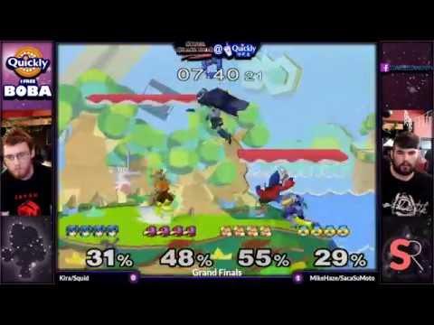 SSBM @ Quickly 9 - MikeHaze/SacaSuMoto vs. Kira/Squid - Grand Finals