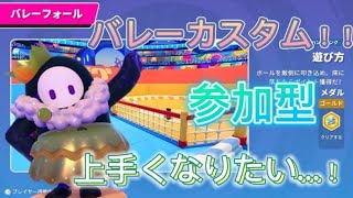 【フォールガイズ参加型】バレーカスタムしてます！19時半まで！