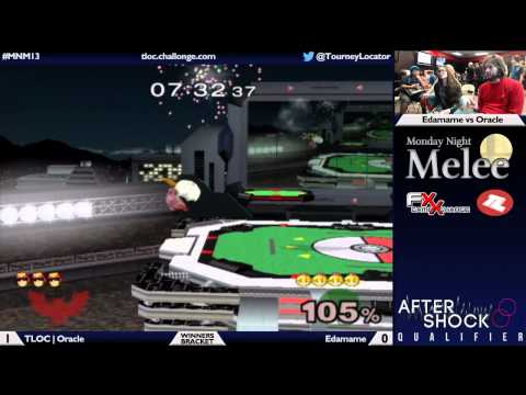 MNM 13 Melee - TLOC Oracle (Fox, C Falcon) vs Edamame (Peach) - Winners Bracket