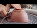 Throwing And Turning A Pottery Bowl With Cross Sections ASMR Version