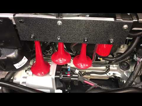 Tesla Model S Airhorns Hella Triple Trumpet
