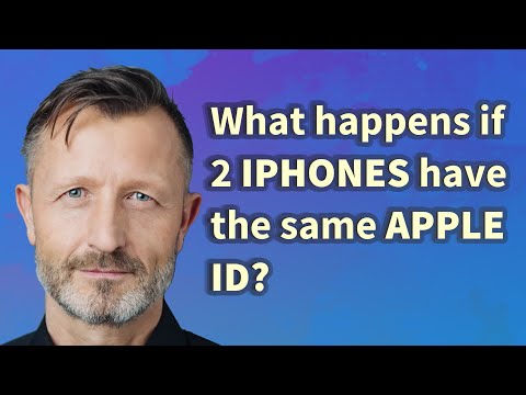 What happens if 2 iPhones have the same Apple ID?