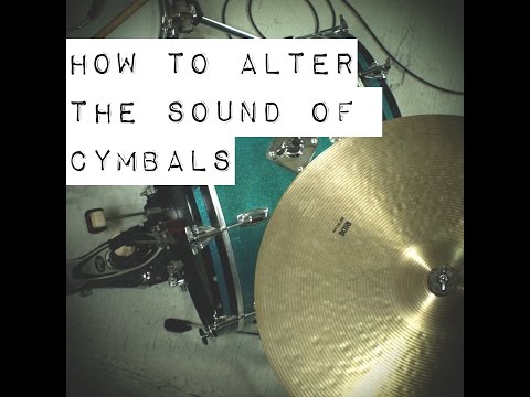 How to Alter the Sound of Cymbals with the Position of the Overhead Microphone