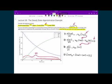 Lecture 18 (7 of 8) - Steady State Approximation