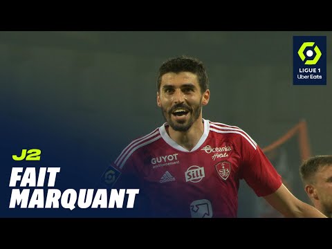 Grâce à un but exceptionnel de Pierre Lees-Melou Brest tient en echec l'OM! 2ème journée / 2022-2023