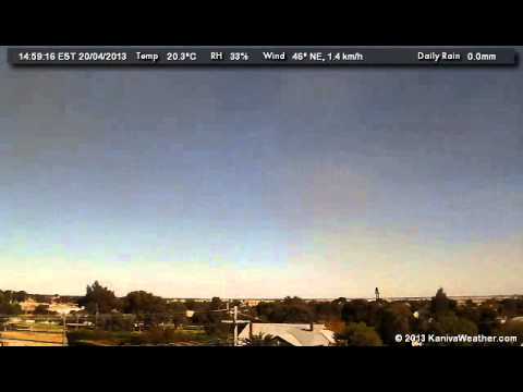 20 April 2013 - South Facing WeatherCam Timelapse - KanivaWeather.com