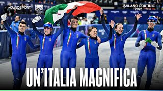 ITALY'S SPACE! Resounding gold medal in the mixed relay | #MilanoCortina2026