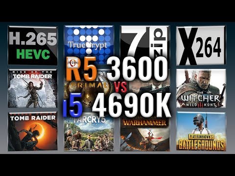 Ryzen 5 3600 vs i5 4690K Benchmarks | Test Review | Comparison | Gaming | 13 Tests