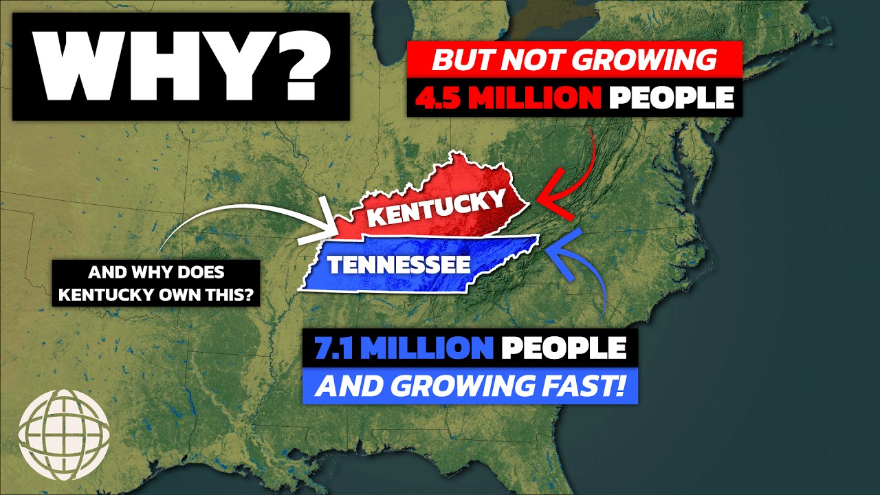 Why So Few Americans Live In Kentucky As Compared To Tennessee