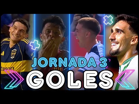 TODOS los GOLES de la JORNADA 3 | Liga Argentina de Fútbol