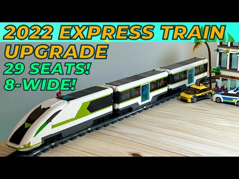 🚆 Sleeker than the original. Upgraded NEW 2022 Lego City Express Passenger Train