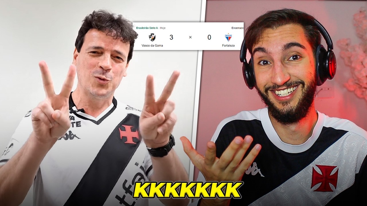 Vasco 3 x 0 Fortaleza - FINALMENTE! JÁ DEU PRA SENTIR O DEDO DO DINIZ?🤔