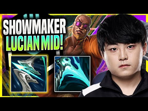SHOWMAKER DESTROYING WITH LUCIAN! - DK ShowMaker Plays Lucian Mid vs Zoe! | Season 11