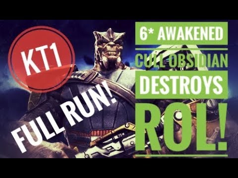 6* Duped Cull Obsidian Full ROL Clear + Fight Statistics!