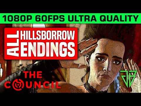 THE COUNCIL Episode 5: Checkmate All Lady Hillsborrow Endings - 1080p 60fps Ultra Settings