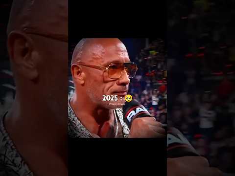 The Rock & Cody Rhodes 2024 vs 2025 : 🥹