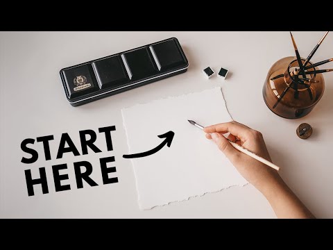 New at watercolor? Here's the BEST exercise to start with