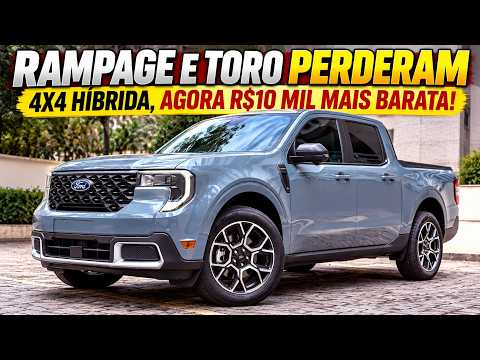 NOVA FORD MAVERICK HYBRID 2026 +DE 800 KM DE AUTONOMIA E CONFORTO DE SUV É ESCULACHO!