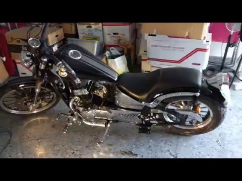 Leonart Daytona 125 without muffler