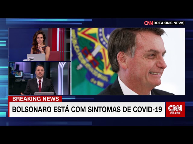 Bolsonaro está com sintomas de Covid-19