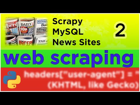 Web Scraping News Sites to a database (part 2) | Scrapy ItemLoader and mismatched values!
