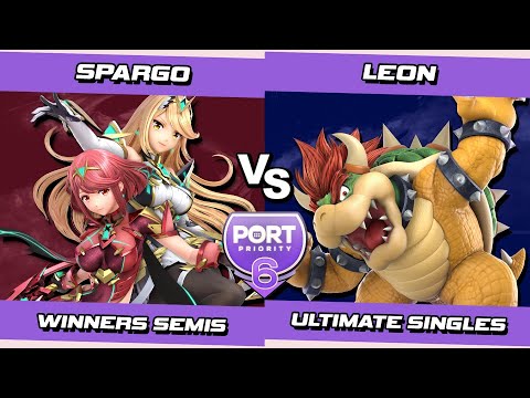Port 6 Winners Semis - Sparg0 (Pyra & Mythra) Vs. LeoN (Bowser) SSBU Ultimate Tournament