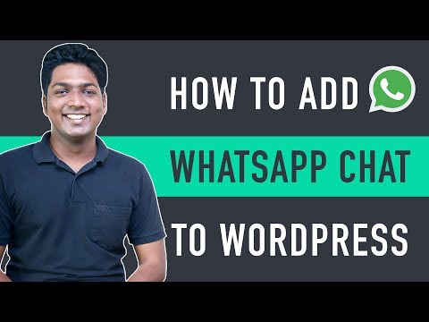 Thumbnail do vídeo: How to Add WhatsApp Chat to WordPress Website