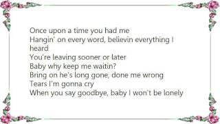 LeAnn Rimes - Won&#39;t Be Lonely Long Lyrics
