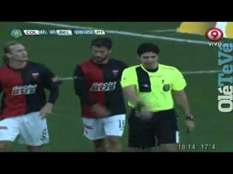 Gol de Pérez (B). Colón 0 - Belgrano 1. Fecha 3. Torneo Inicial 2012.