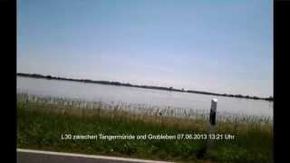 preview picture of video 'Hochwasser Tangermünde 2013'