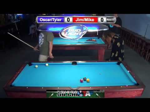 #1 Oscar/Tyler vs Jim/Mike - TAP 8-Ball Scotch