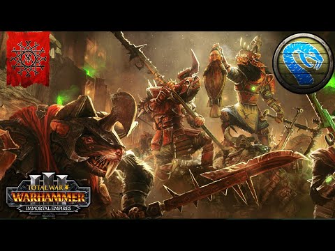 THE SKAVEN ELITE - Queek Headtaker's Red Guard - Immortal Empires - Total War Warhammer 3