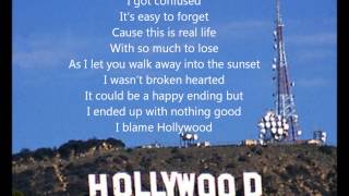 I Blame Hollywood By Olly Murs - Lyrics