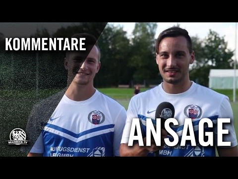 Ansage von Stephan Friedrich und Michael Herweck (beide SG Bremthal) an die SG Wildsachsen