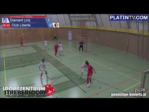 18.12.16 Diamant Linz - Club Liberta - Highlight  (1. Halbzeit / 06:55) am 18.12.2016 18:08