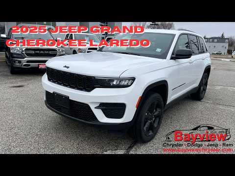 2025 Jeep Grand Cherokee in White for sale at Bayview Chrysler Dodge Jeep Ram in Sarnia, ON