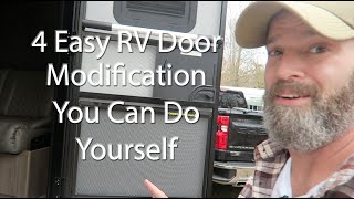 4 Easy RV Door Modifications You Need To Do Today!