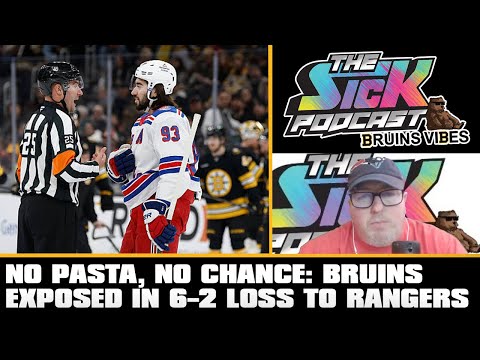 No Pasta, No Chance: Bruins Exposed in 6–2 Loss to Rangers - Bruins Vibes #19