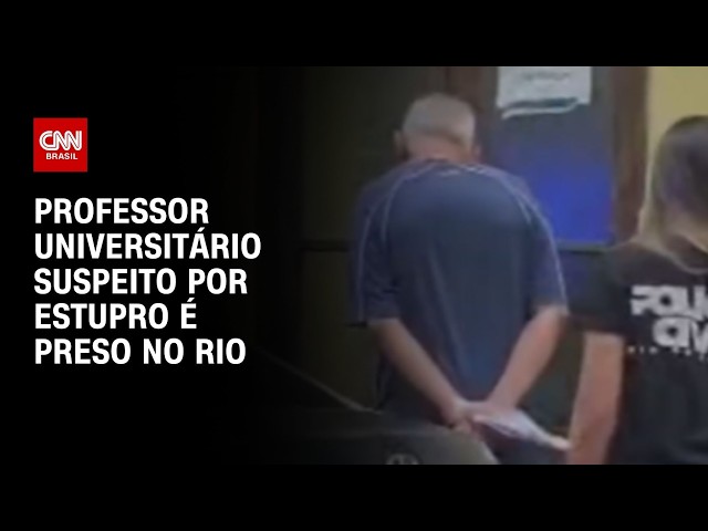 Professor suspeito de estupro de menores é preso no Rio de Janeiro | CNN 360º