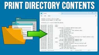 How to Export a List of Files in a Folder to Text or Excel (No Apps Ne
