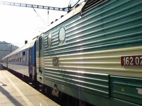 Příjezd vlaku Os 6821 - Ústí nad Labem hlavní nádraží