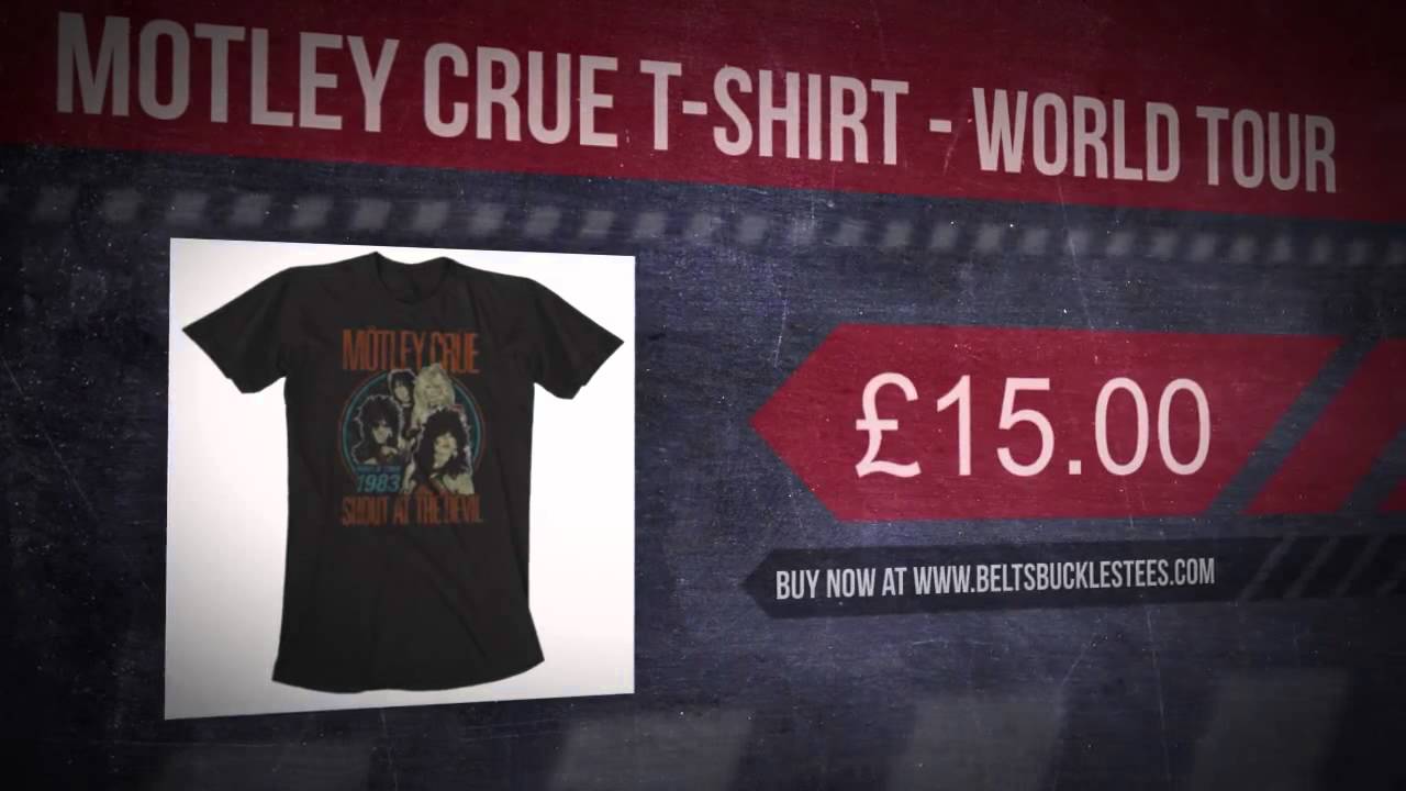 Motley Crue T-Shirt - World Tour