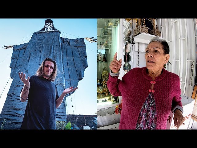Vídeo relacionado con Redwix Estatua de Santa Muerte de 5 Pulgadas, Estatua de la Parca en túnica arcoíris, Figura de la Muerte de la Muerte Santa