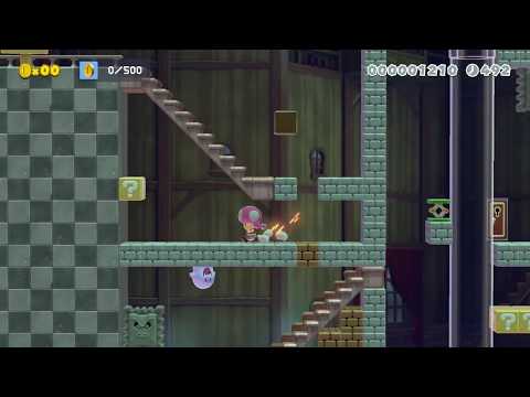 500 Coins! by ChellFisch - Super Mario Maker 2 - No Commentary 1cb 022020