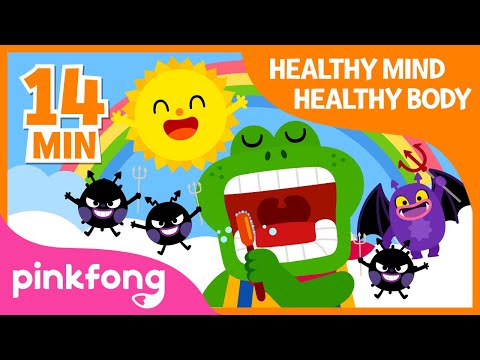 刷牙是件很有趣的事 (Tooth Brushing is Fun and more | +Compilation | Good Habits for Kids | Pinkfong Songs for Children)