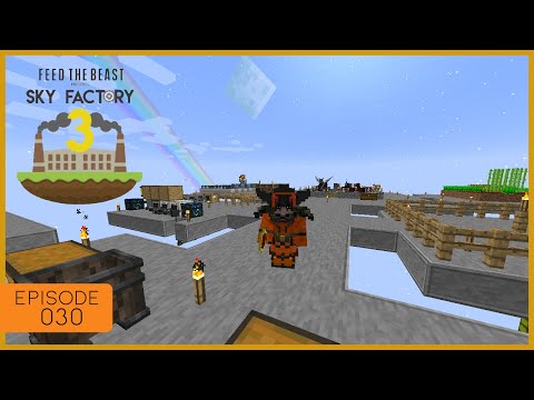 Armor of the Dragons |Draconic Armor| Skyfactory 3 W/EMC Ep - 030
