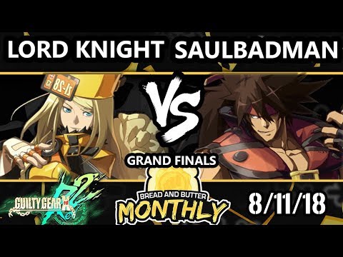 BnB 5 GGXRD - Lord Knight (Millia) Vs. Saul Badman (Sol) Guilty Gear Xrd REV 2 Grand Finals